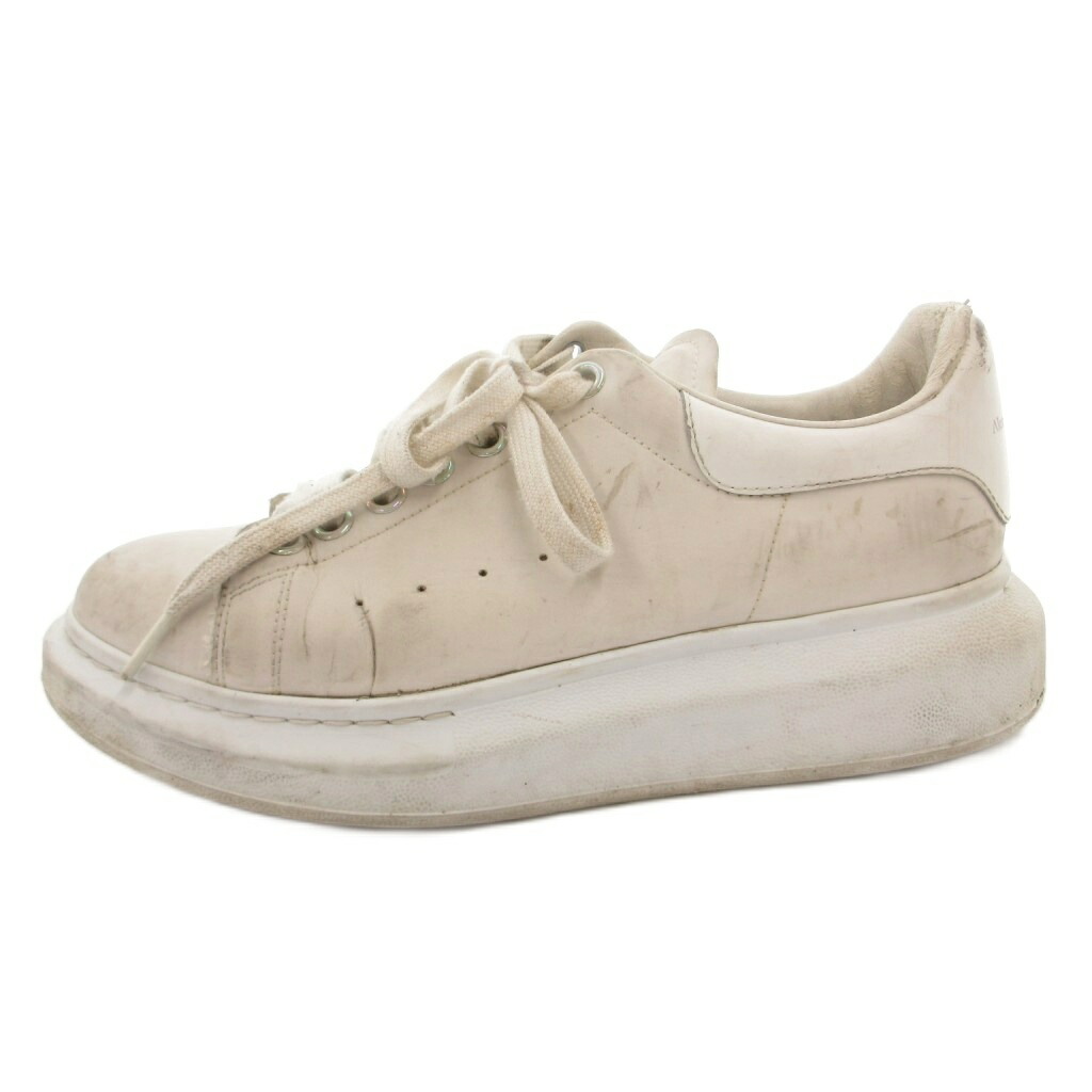 【中古】アレキサンダーマックイーン ALEXANDER MCQUEEN スニーカー シューズ ローカット 厚底 39 白 ホワイト /FF ■GY57 レディース 【ベクトル 古着】 260528|ブランド古着の買取販売ベクトル