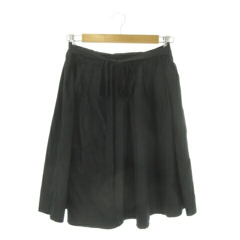 【中古】ミュウミュウ miumiu さあ美スコート 38 黒 黒いこと シュロの葉 /AO2 ■GY62 レディース 【ベクター 古着】 260603