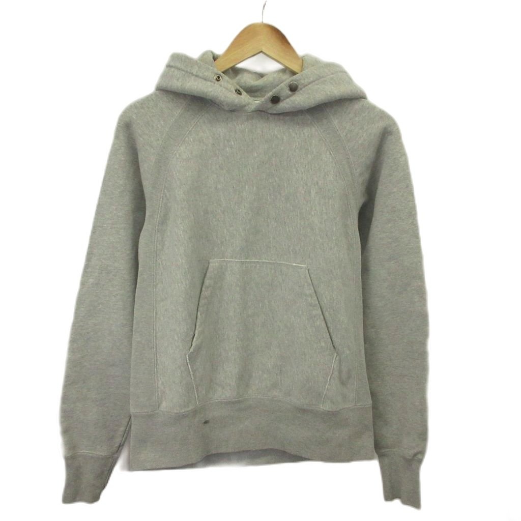 【中古】エンジニアド ガーメンツ Engineered Garments パーカー 汗水 厚地の外套 XS 薄墨色 無地 長袖 カンガルー衣嚢 /KK ■GY53 メンズ 【ベクター 古着】 260601