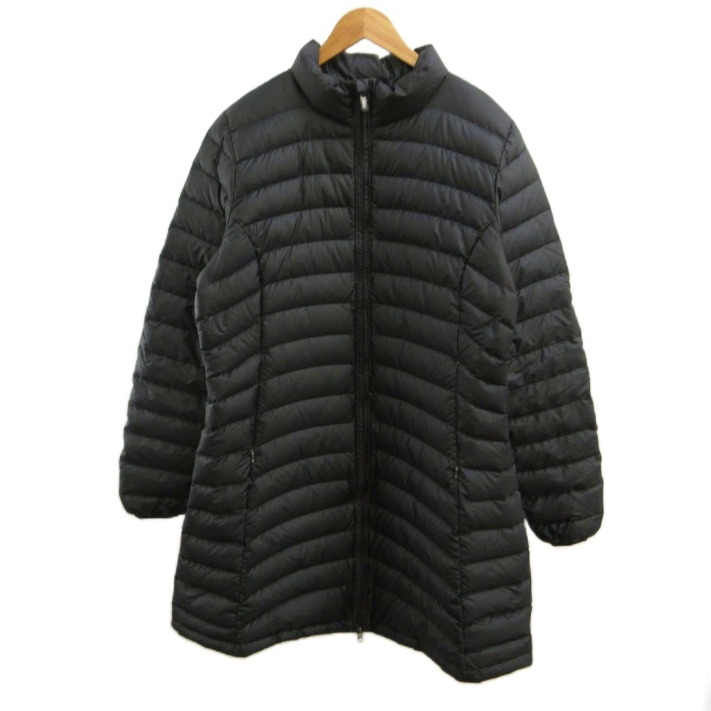 【中古】パタゴニア Patagonia ダウンジャケット 上着 黒 ブラック 無地 スタンドカラー 長袖 ミドル丈 /PP ■ECD006 メンズ 【ベクトル 古着】 260618|ブランド古着の買取販売ベクトル