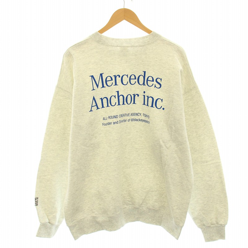 Mercedes Anchor inc. オレンジ スウェット Mercedes Anchor Inc. (メルセデスアンカーインク) Crew Sweat