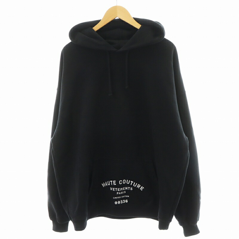 楽天市場】VETEMENTS ヴェトモン ロゴ パーカー コットン トップス