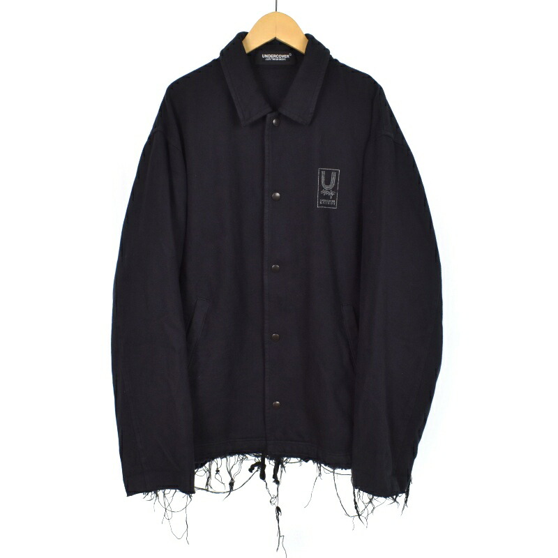 UNDERCOVER ナイロンコーチジャケット U ブラック M アンダーカバー 中古・古着通販】UNDERCOVER (アンダーカバー) ナイロンコーチ