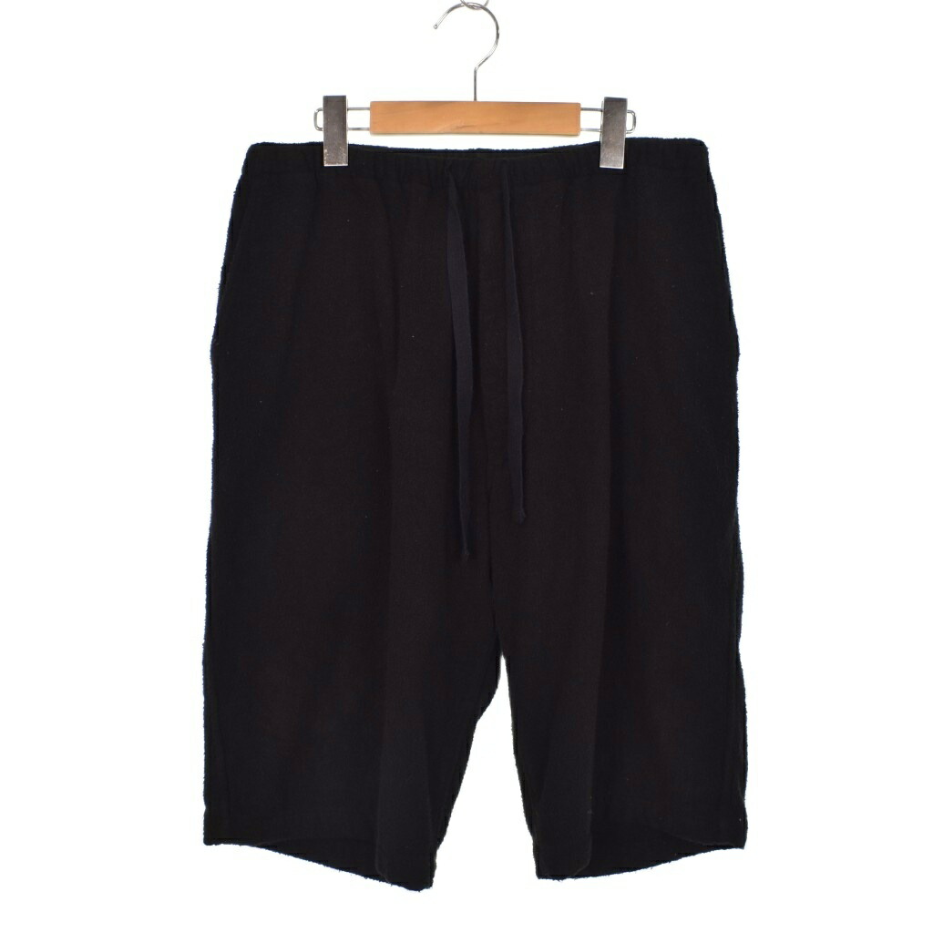 COMOLI　ヴィスコースリネンカーゴショーツ（サイズ１） COMOLI / コモリ | ヴィスコースリネン B.D.Uショーツ - Black