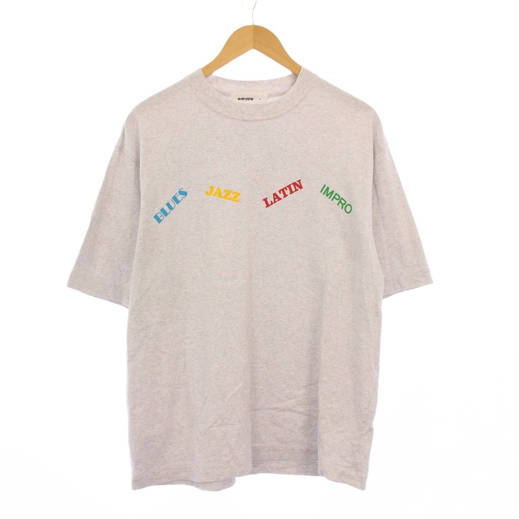 【中古】エブリワン everyone billboard tee shirt ビルボードTシャツ カットソー 半袖 M グレー EV23-CS06 /KH メンズ 【ベクトル 古着】 251010