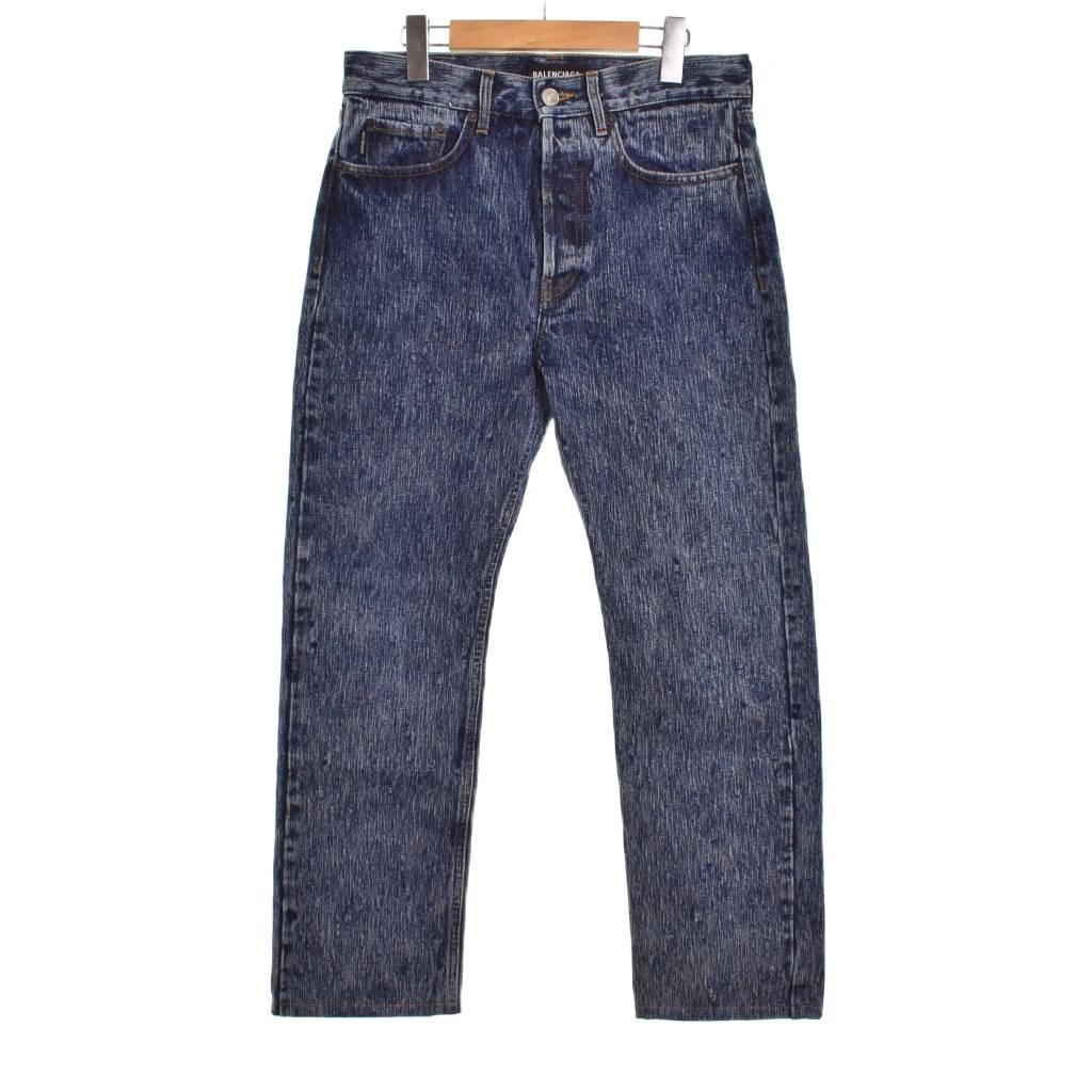 【中古】バレンシアガ BALENCIAGA 19AW デニムパンツ ジーンズ 29 インディゴ 557078 ☆AA★ メンズ 【ベクトル 古着】 251122