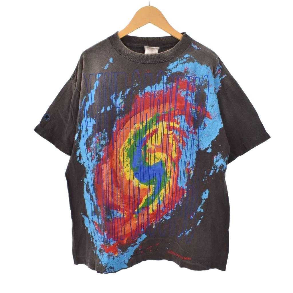 【中古】セントマイケル SAINTMICHAEL カクタスプラントフリーマーケット Cactus Plant Flea Market 24AW CP_SS TEE Tシャツ 半袖 プリント ヴィンテージ加工 S グレー SM-YS1-0000-C05 メンズ 【ベクトル 古着】 251209