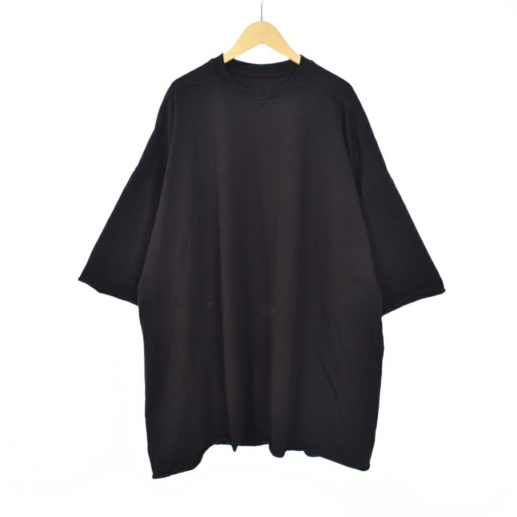 【中古】リックオウエンス Rick Owens 24AW オーバサイズトミーTシャツ カットソー 半袖 黒 ブラック RU02D6283-BA メンズ 【ベクトル 古着】 251220