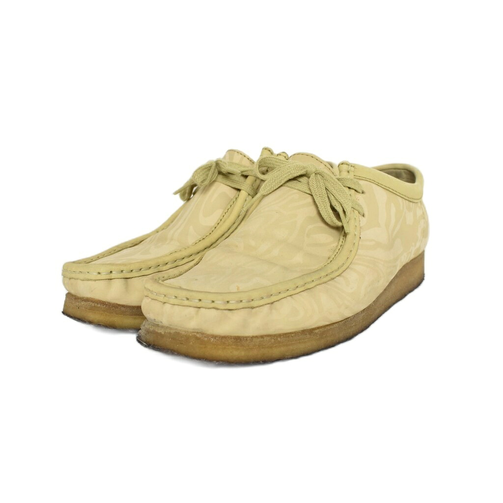 【中古】クラークス clarks ウータンクラン Wu-Tang Clan Wallabee ワラビー モカシン 26.5糎 ベージュ メンズ 【ベクター 古着】 251224
