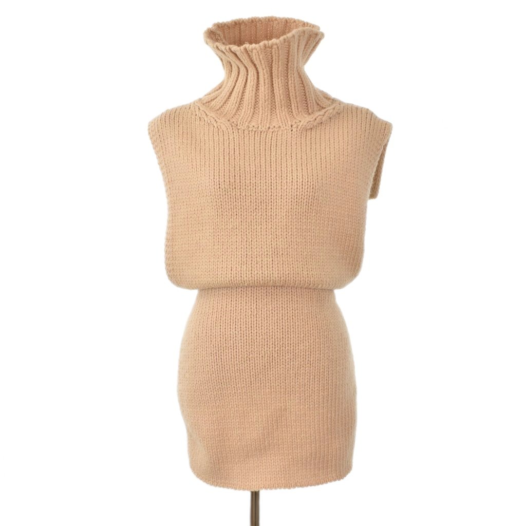 【中古】ジルサンダー JIL SANDER ロングプラストロン ニット ベスト ウール U アイボリー JSMR751125MRY2016802 レディース 【ベクトル 古着】 251229