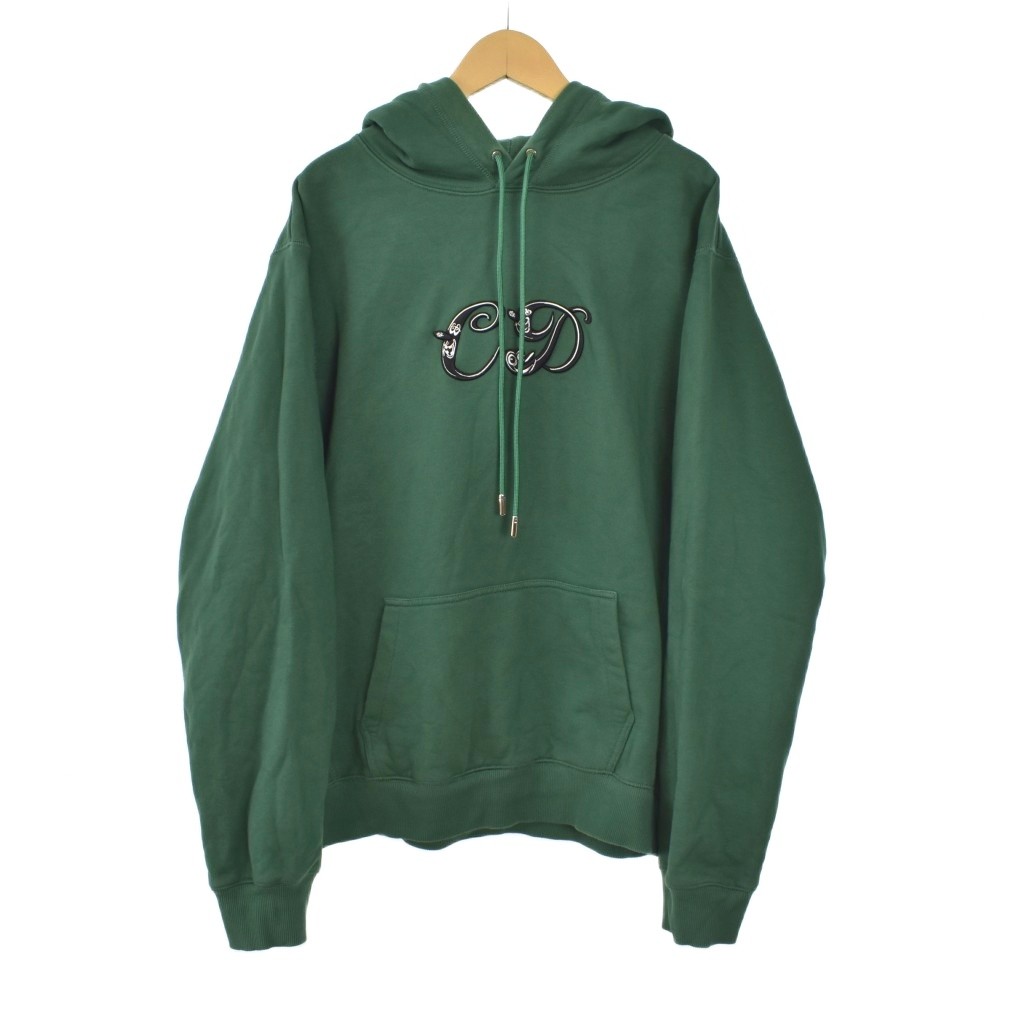 【中古】クリスチャンディオール Dior ケニー KENNY 21AW SCHARF Casual Hoodie ティーシャツ パーカー XL 緑 緑であること 193J688A0531 メンズ 【ベクター 古着】 251228