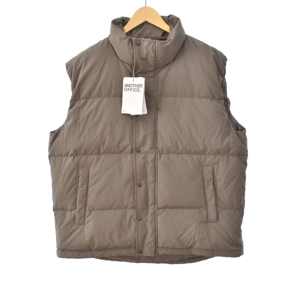 【中古】未使用品 アナザーオフィス ANOTHER OFFICE STROLLER DOWN VEST ストローラー ダウンベスト 2 グレー AODWDW304GY ☆AA★ メンズ 【ベクトル 古着】 260122