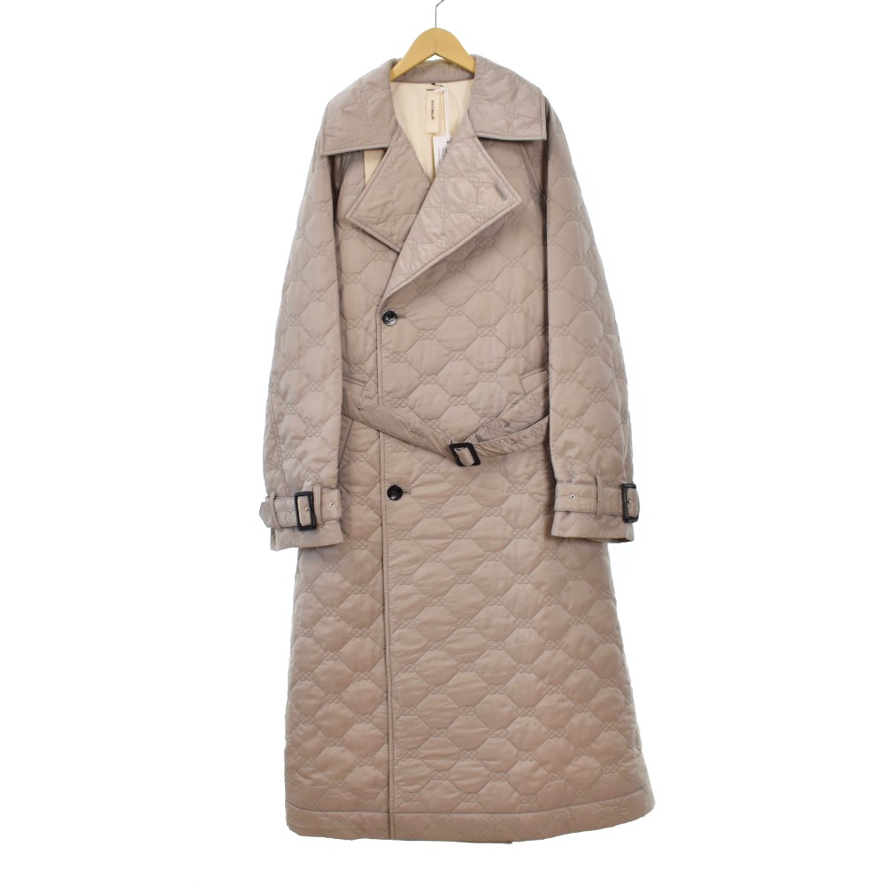 【中古】未使用品 シンヤコズカ SHINYA KOZUKA 24AW TRENCH WITH KAPOK KNOT キルティング トレンチコート S グレー 2402SK11 ☆AA★ メンズ 【ベクトル 古着】 260122｜ブランド古着の買取販売ベクトル