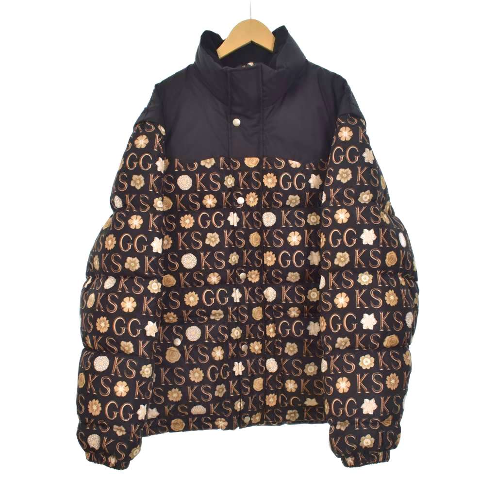 【中古】グッチ GUCCI ケンスコット Ken scott 21SS 落ちこむ上衣 落ちこむより良い 総柄 2way 48 黒 黒いこと 644381 ☆AA★ メンズ 【ベクター 古着】 260205
