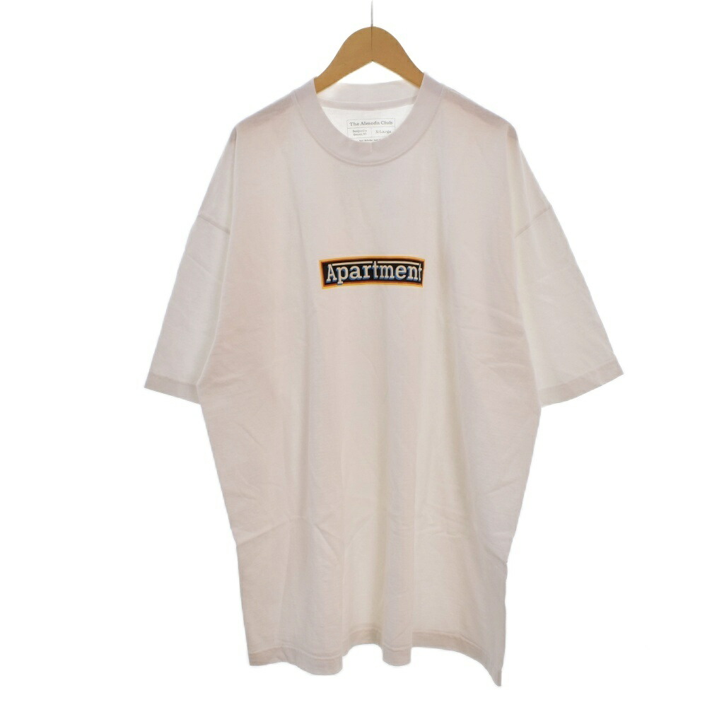 【中古】ジアルメダクラブ The almeda club ジアパートメント The apartment Tシャツ 半袖 プリント XL 白 ホワイト メンズ 【ベクトル 古着】 260315