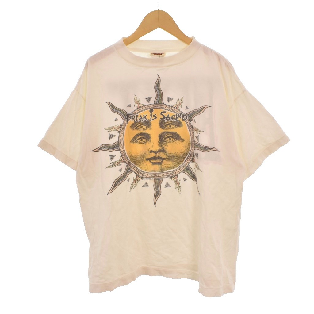 【中古】セントマイケル SAINTMICHAEL 24AW FLEA Tシャツ 半袖 プリント S 白 ホワイト SM-YS1-0000-C02 メンズ 【ベクトル 古着】 260323