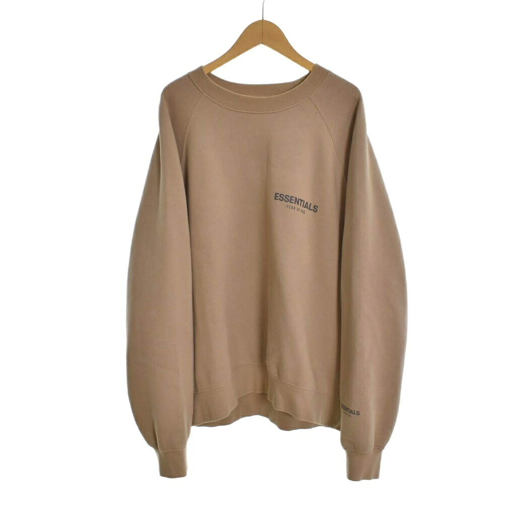 【中古】エフオージー エッセンシャルズ FOG ESSENTIALS スウェット トレーナー プルオーバー M ベージュ メンズ 【ベクトル 古着】 260324