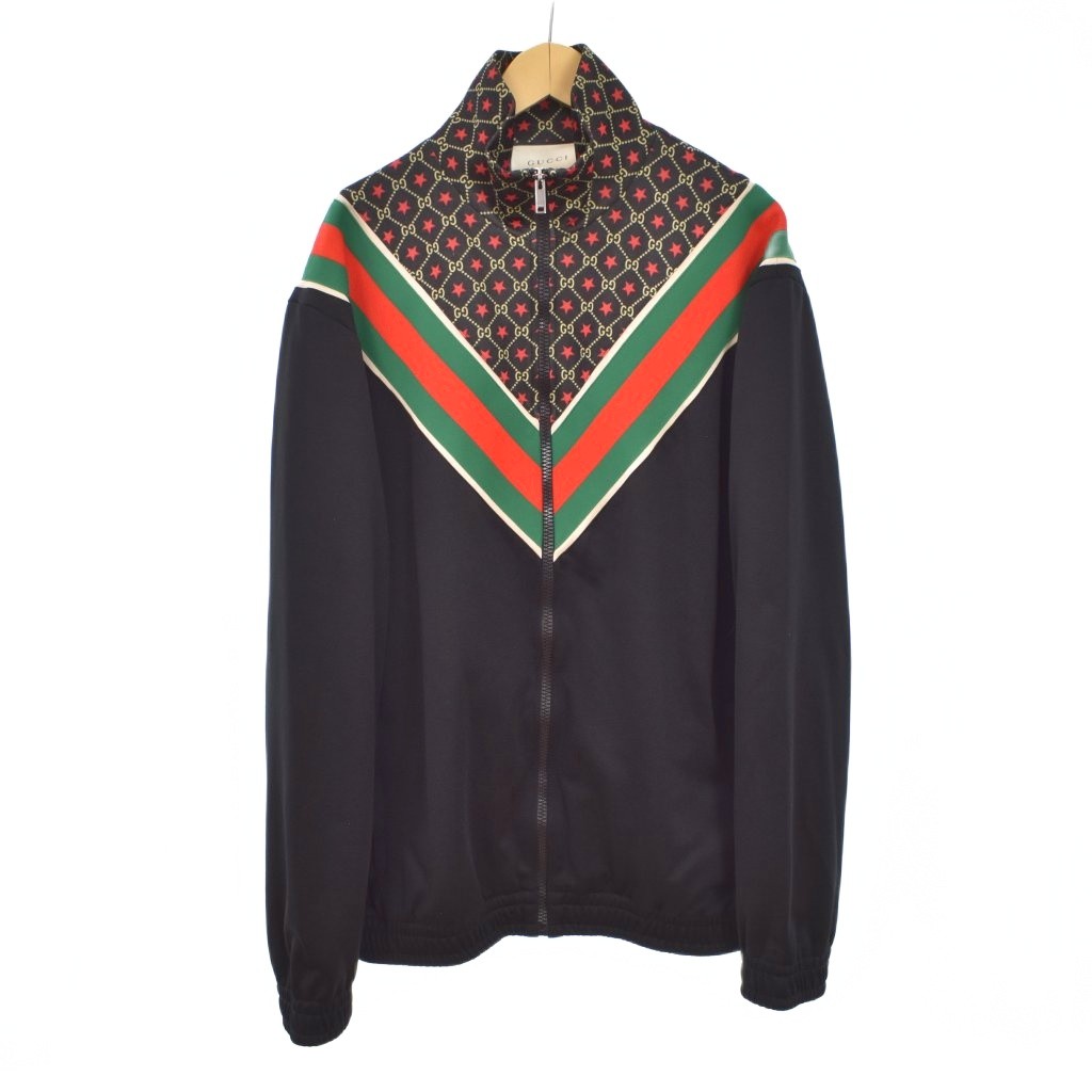 【中古】グッチ GUCCI 19AW GGはやりっ児 大層らしい大きさ プルオーバー 貨物自動車上衣 S 黒 黒いこと 575734 ☆AA★ メンズ 【ベクター 古着】 260405