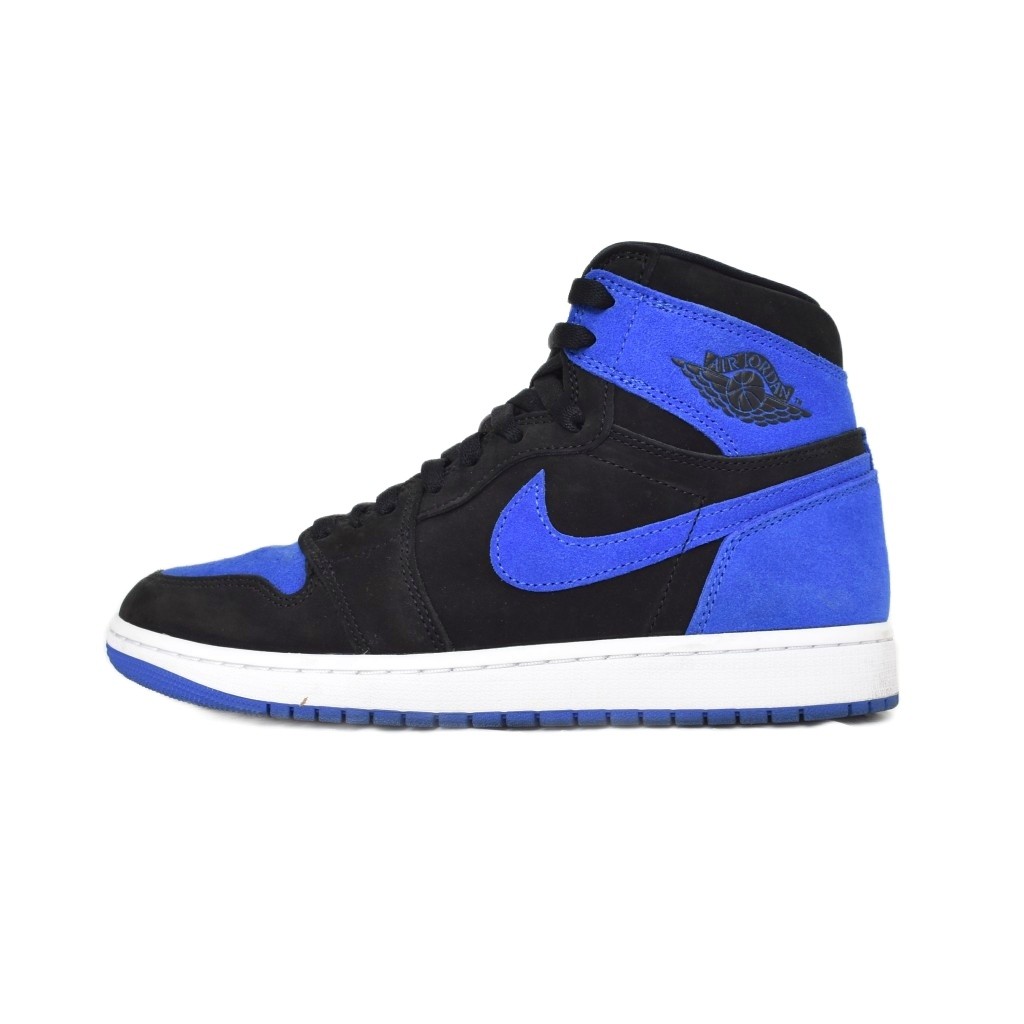 【中古】ナイキ NIKE Air Jordan 1 Retro High OG Royal Reimagined エアジョーダン1 レトロ 御機嫌 ロイヤル リイマジンド スニーカー US9 青 青碧 DZ5485-042 ☆AA★ メンズ 【ベクター 古着】 260407
