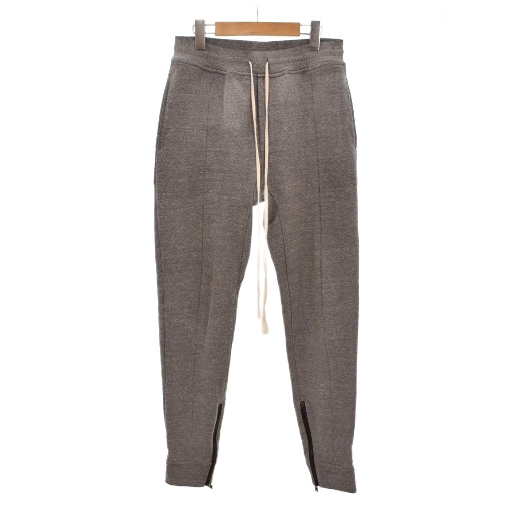 【中古】フィアオブゴッド Fear of God スウェットパンツ ドローストリング 裾ジップ 無地 テーパード S 薄墨色 薄墨色 5C17FT メンズ 【ベクター 古着】 260522