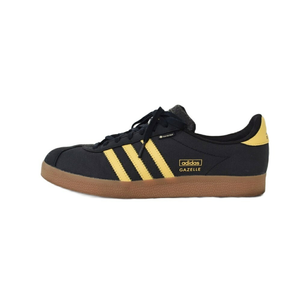 【中古】アディダス adidas DESCENDANT ディセンダント GAZELLE DCDT GTX GORE-TEX ガゼル ゴアテックス ローカットスニーカー 27.5cm 黒 ブラック 黄色 イエロー IE8480 メンズ 【ベクトル 古着】 260616|ブランド古着の買取販売ベクトル