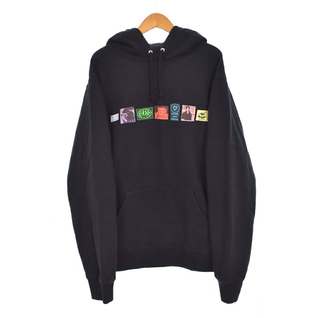 【中古】シュプリーム SUPREME 18SS Bless Hooded Sweatshirt ブレス プルオーバー パーカー フーディー M 黒 ブラック メンズ 【ベクトル 古着】 260716｜ブランド古着の買取販売ベクトル