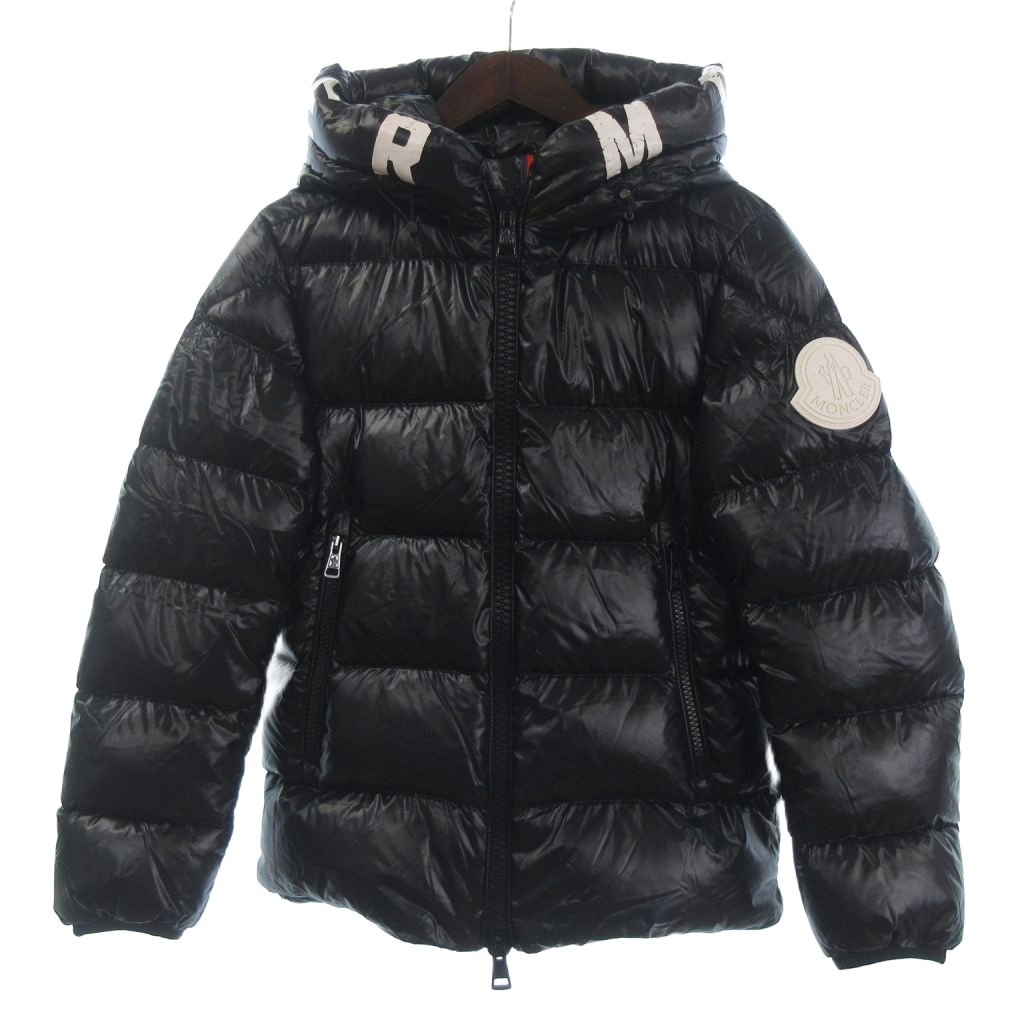 【中古】モンク軌跡 MONCLER デュボア DUBOIS 落ちこむ上衣 e20914131505 ジップアップ ロゴタイプ 長袖 0 黒 黒いこと メンズ 【ベクター 古着】 250926