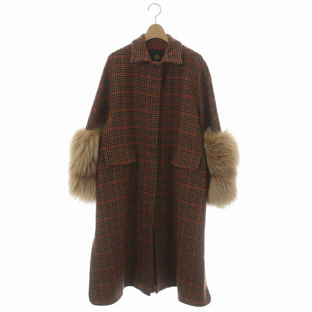 drawerドゥロワー36ファーケープコートポンチョ22AW2022 drawerドゥロワー36ファーケープコートポンチョ ネイビー drawer