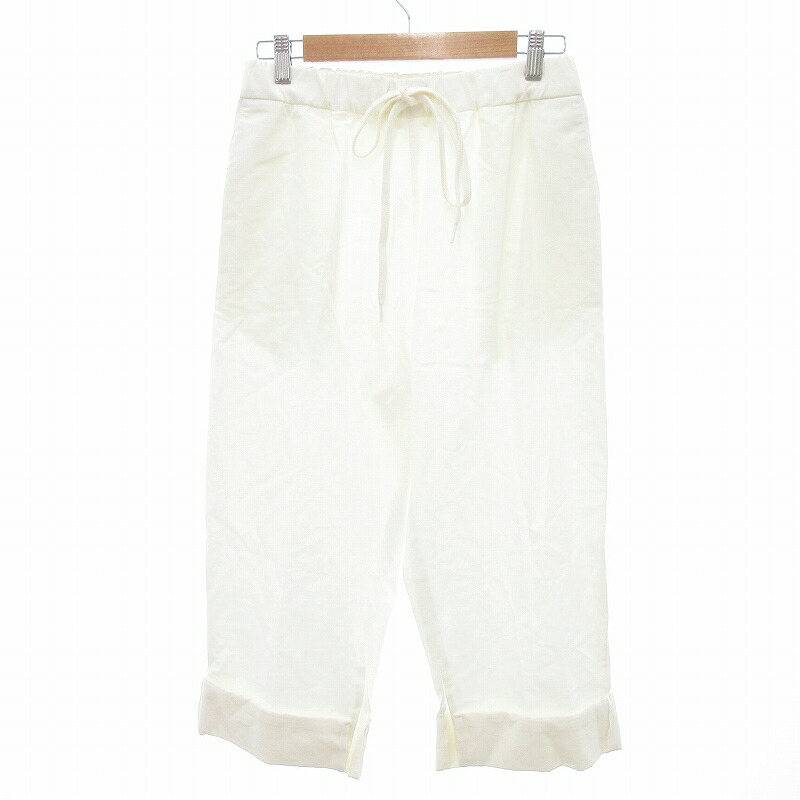 【中古】エムエムシックス メゾンマルジェラ MM6 Maison Margiela 22SS イージーワイドレッグパンツ リネン混 38 白 ホワイト 52KA0340 /JS ■GY19 レディース 【ベクトル 古着】 250819｜ブランド古着の買取販売ベクトル 8,502円