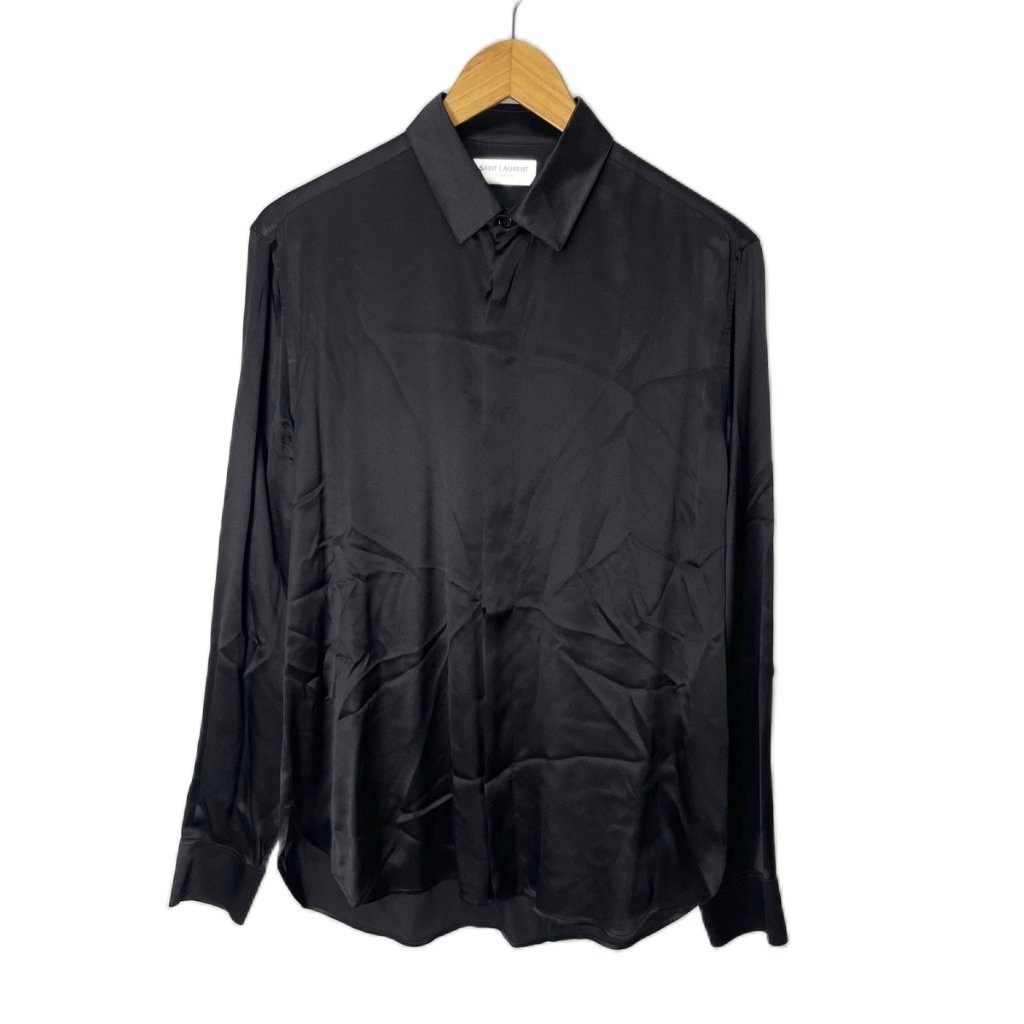 楽天市場】【中古】 Saint Laurent サンローラン シルクシャツ 総柄