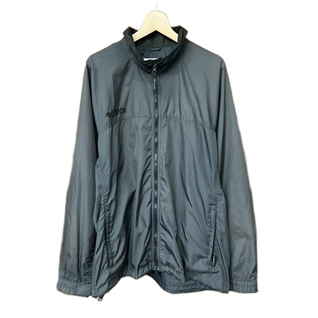【中古】コロンビア Columbia パッカブル ジャケット ウィンドブレーカー アウトドアウェア ロゴ刺? XL グレー メンズ 【ベクトル 古着】 251030