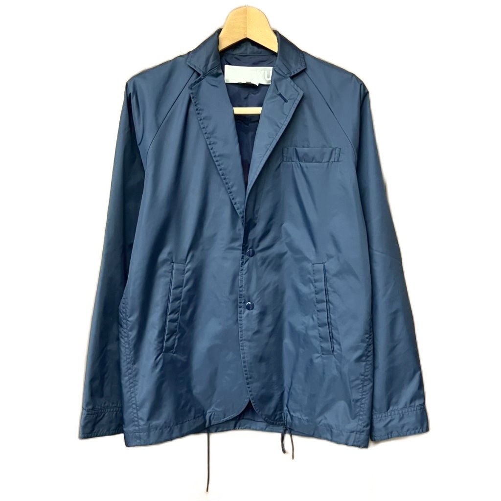 田中オム AD1999 ナイロン バックロゴ コーチジャケット ギャルソン COMME des GARCONS HOMME(コムデギャルソンオム) 99AW back logo zip