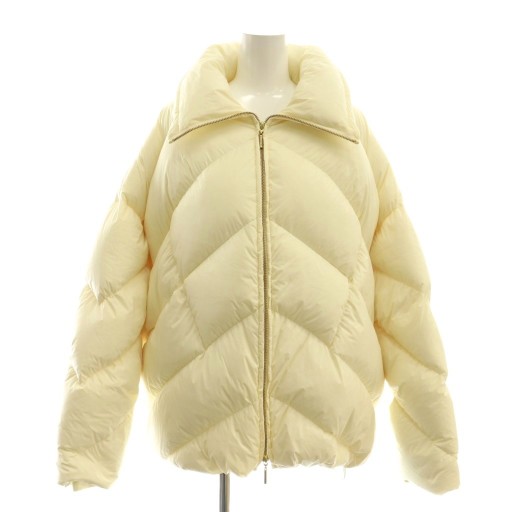 【中古】シックス バイ 一 コペンハーゲン 6×1 COPENHAGEN 東原妙子 共同研究 HIGH COLLAR DOWN JACKET 落ち込む上衣 上衣 1 象牙色 /DF ■os レディース 【ベクター 古着】 260124