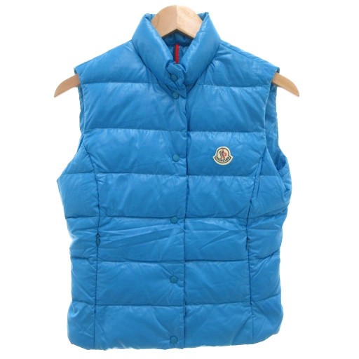 【中古】モンク軌跡 MONCLER GHANA ガーナ共和国 落ち込むより良い ロゴタイプ 紋章 ナイロン 名取り草引き上げる 0 S 青 青碧 48342/50/68950 /AE■GY18 レディース 【ベクター 古着】 251120