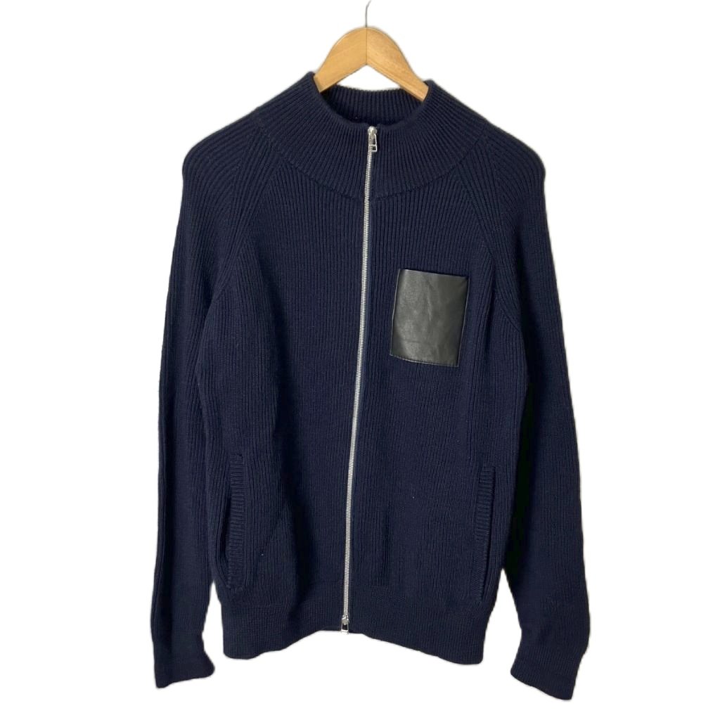 【中古】ソフネット SOPHNET. BRITISH WOOL ZIP UP KNIT ニット ダブルジップ セーター M ネイビー soph-192116 メンズ 【ベクトル 古着】 260122|ブランド古着の買取販売ベクトル