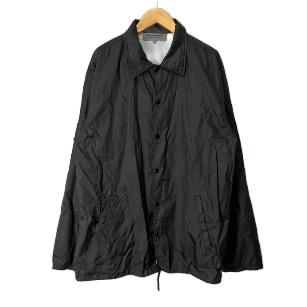 【中古】コムデギャルソン COMME des GARCONS GOOD DESIGN SHOP コーチジャケット ブルゾン バックロゴ ジャケット IH-J002 L ブラック メンズ 【ベクトル 古着】 260212