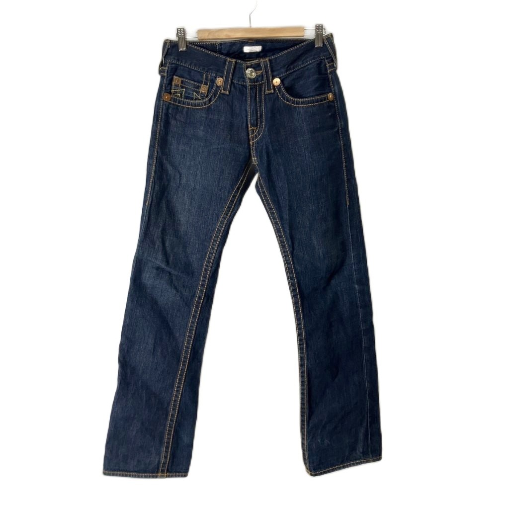 【中古】トゥルーレリジョン TRUE RELIGION デニム ジーンズ パンツ 296-1200シリアル入り 29 インディゴブルー メンズ 【ベクトル 古着】 260217