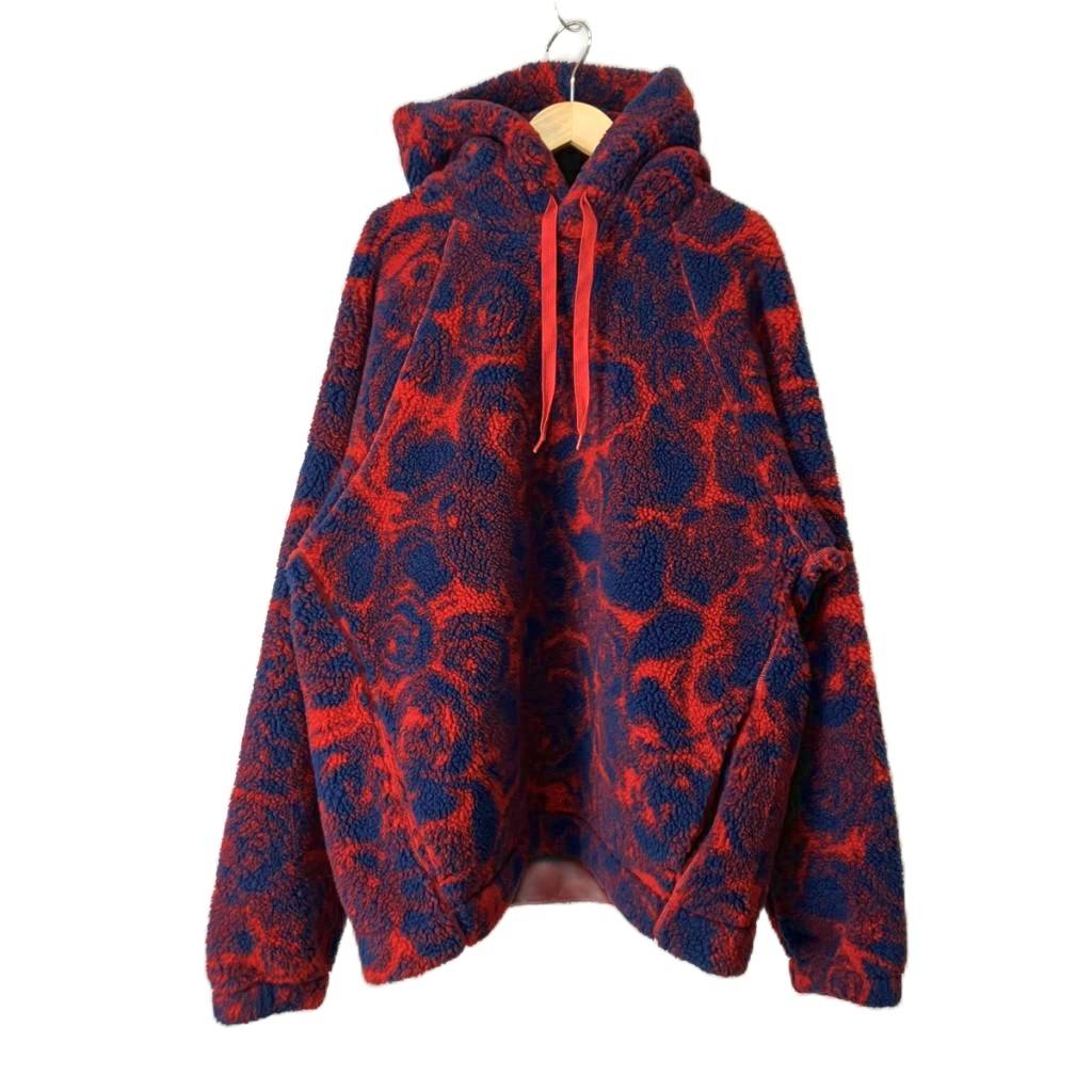 【中古】赤ちょうちんバリー BURBERRY パーカー ボアパーカー ティーシャツ フーディ 総柄 S 赤いこと 8077521 ☆AA★ メンズ 【ベクター 古着】 260407