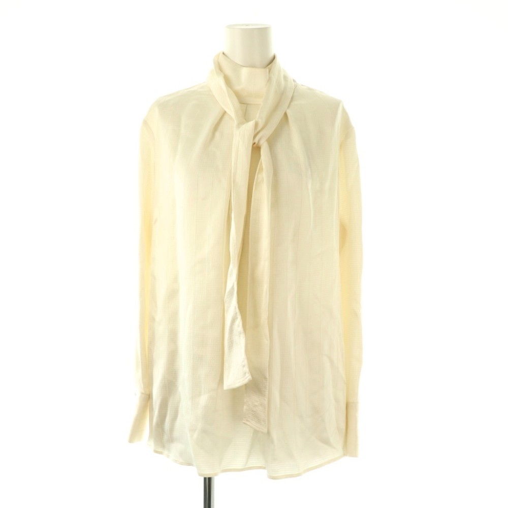 【中古】セオリーリュクス theory luxe 25SS Coudrey Jacqueline シャツ ブラウス 長袖 プルオーバー 38 アイボリー /NR ■OS レディース 【ベクトル 古着】 260308