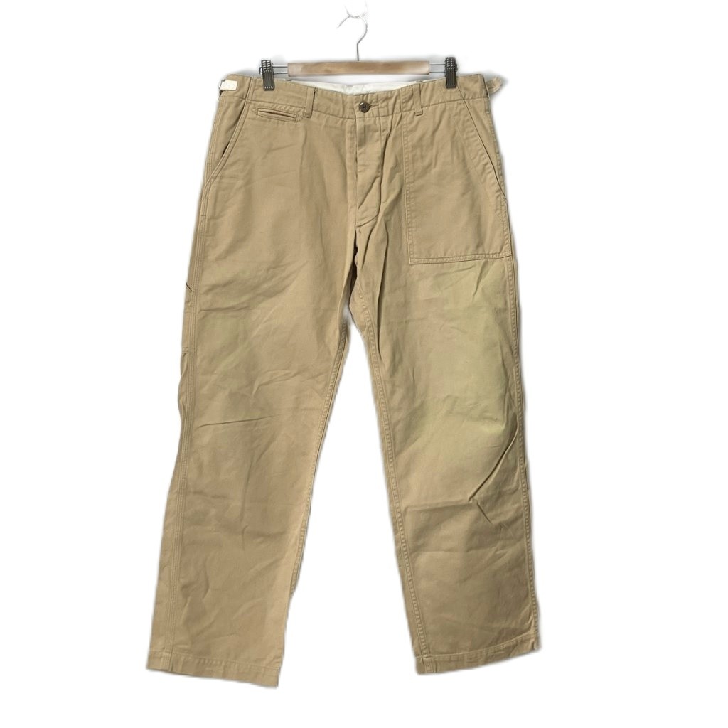 【中古】エンジニアードガーメンツ Engineered Garments BEAMS+ 別注グラスフィールドパンツ ワークパンツ チノパン 34 ベージュ メンズ 【ベクトル 古着】 260320