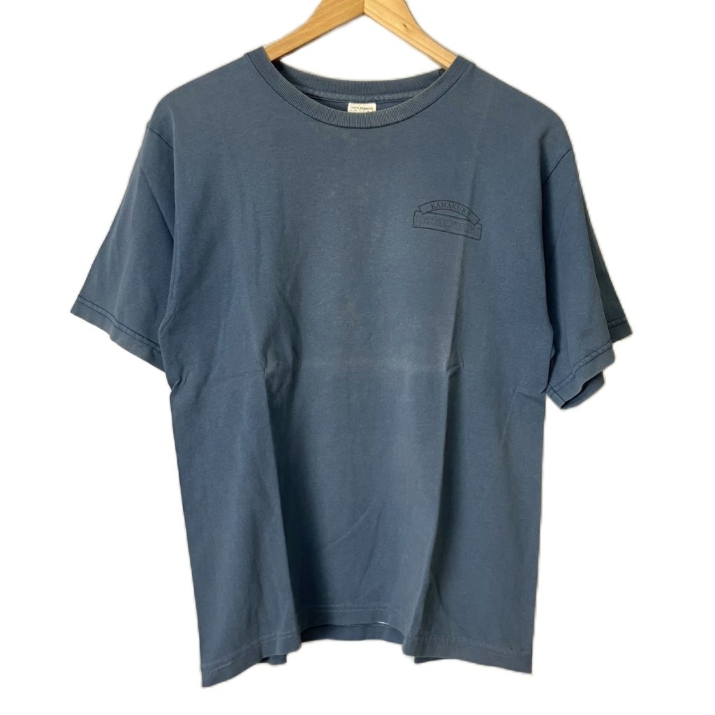 【中古】パタゴニア Patagonia 90Ss鎌倉店限定Tシャツ カットソー プリント USA製 オールド 半袖 S ブルー 【ベクトル 古着】 260411