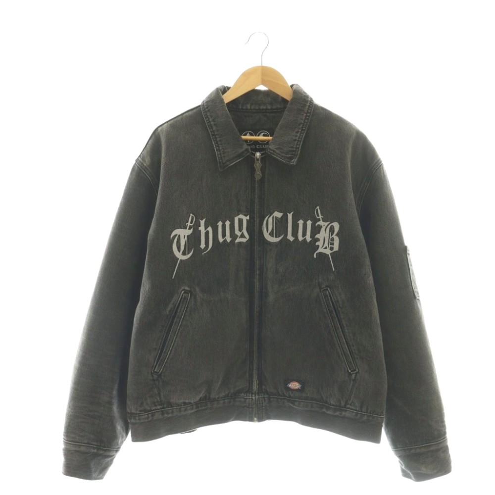 【中古】サグクラブ THUG CLUB  ×Dickies XTC アイゼンハワー 上衣 ジーンズ 中綿 3 暗灰色 薄墨色 TC24DK0601 /CX ■os メンズ 【ベクター 古着】 260412 メンズファッション-コート・ジャケット
