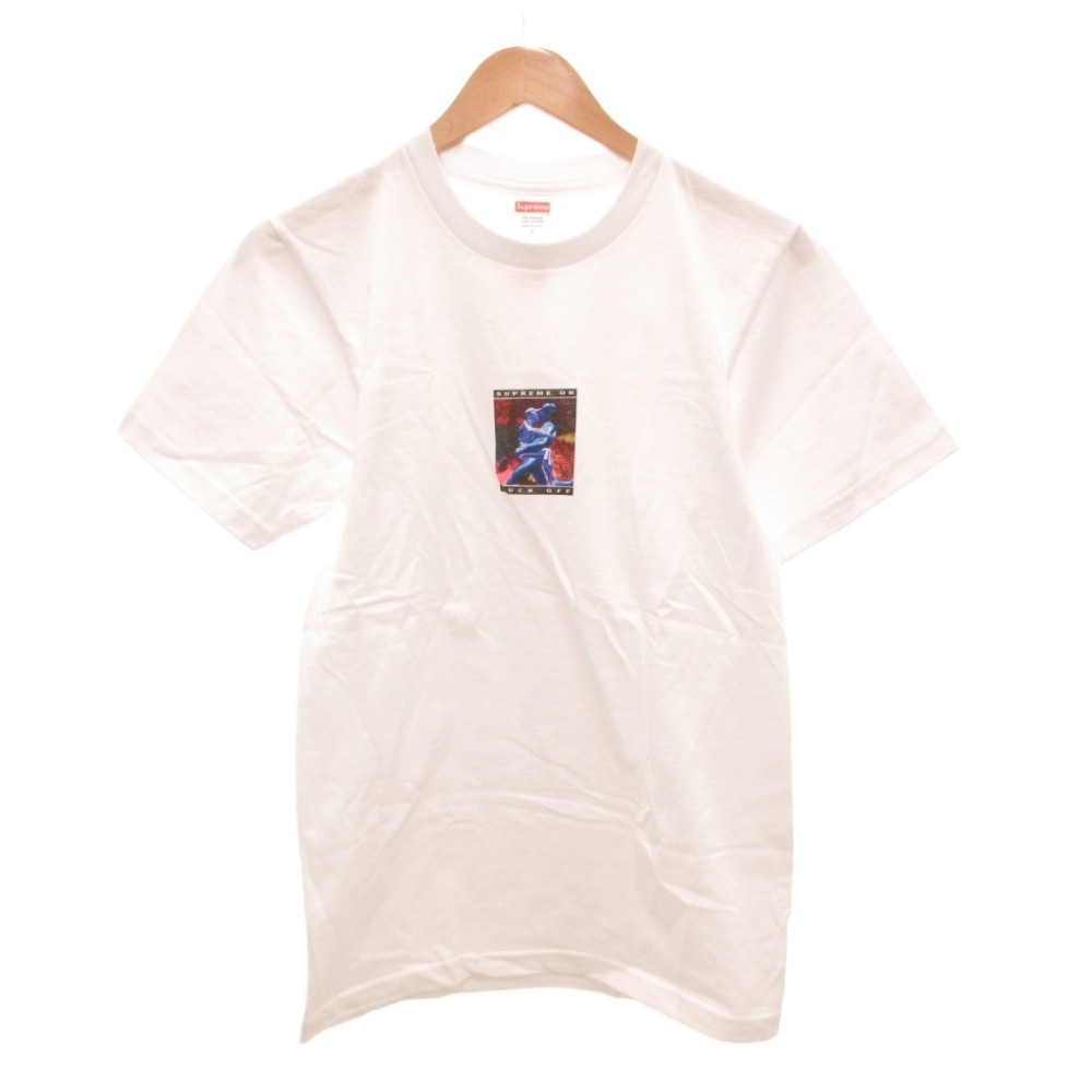 【中古】シュプリーム SUPREME CyberTee ティーシャツ 半袖 刷り上げる S 白 白いこと /JS ■GY18 メンズ 【ベクター 古着】 260412
