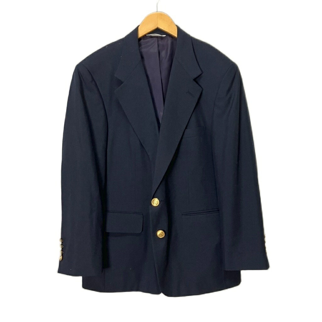 【中古】ポロ バイ ラルフローレン Polo by Ralph Lauren Polo University Club 紺ブレ 金名取り草 テーラードジャケット USA製 42 米国海軍  【ベクター 古着】 260525