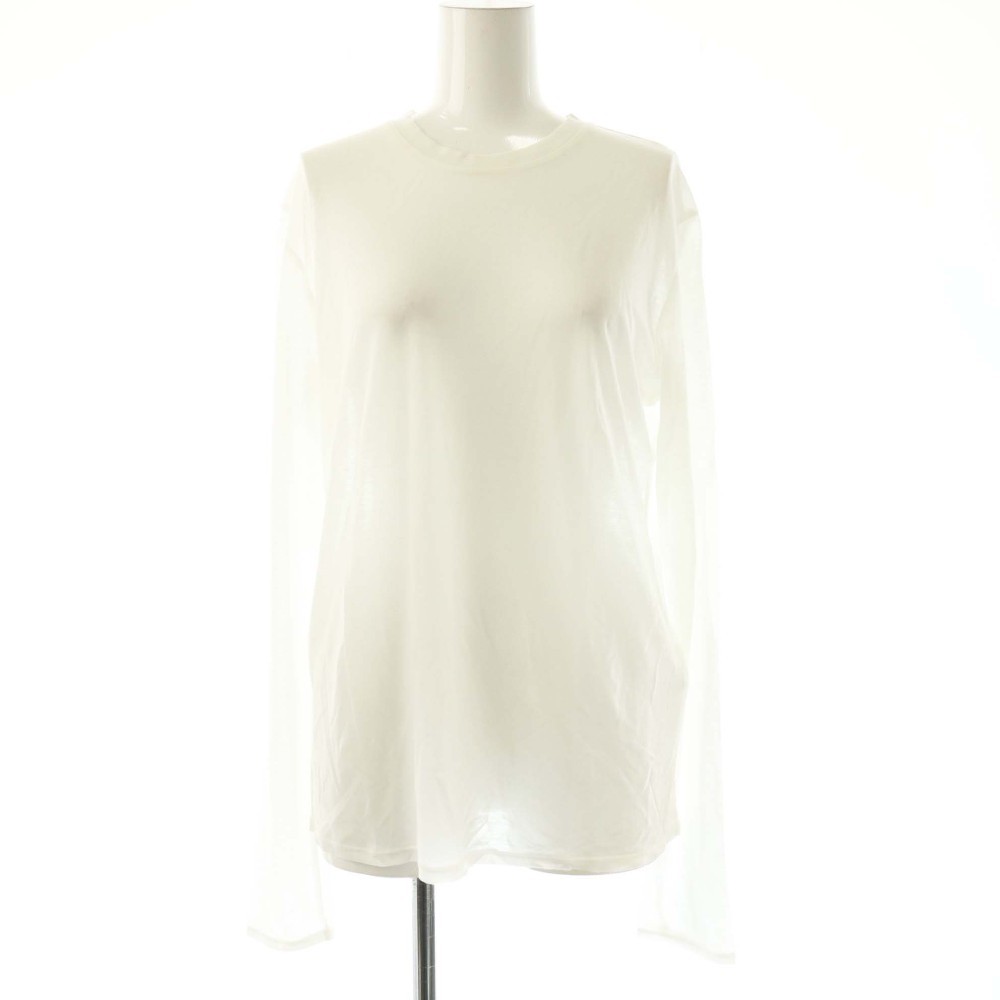 【中古】ドゥーズィエムクラス DEUXIEME CLASSE エブリデイアイライク EVERYDAY I LIKE 24AW Bet Tシャツ カットソー 長袖 カシミヤ混 ホワイト /HK ■OS レディース 【ベクトル 古着】 260627｜ブランド古着の買取販売ベクトル