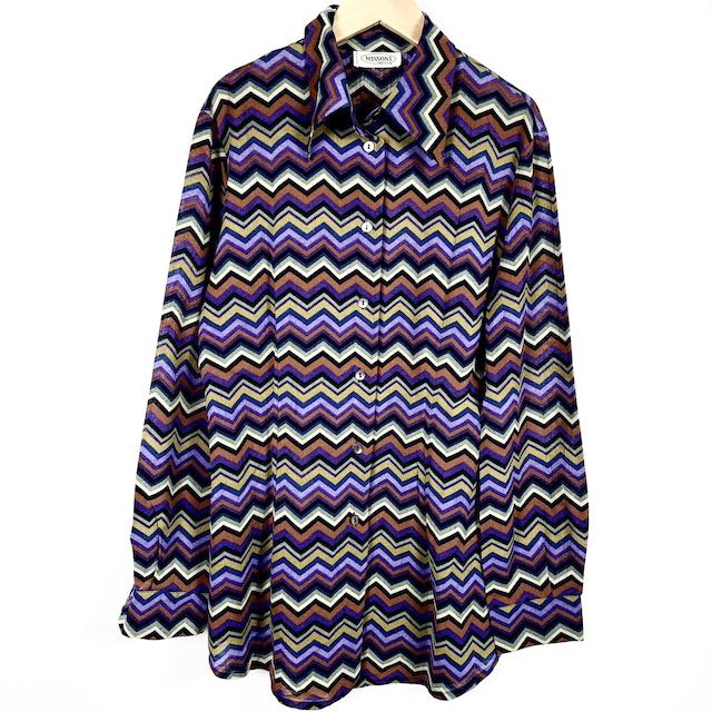 楽天市場】MISSONI ミッソーニ シャツ サイズ:50 90s 総柄 幾何