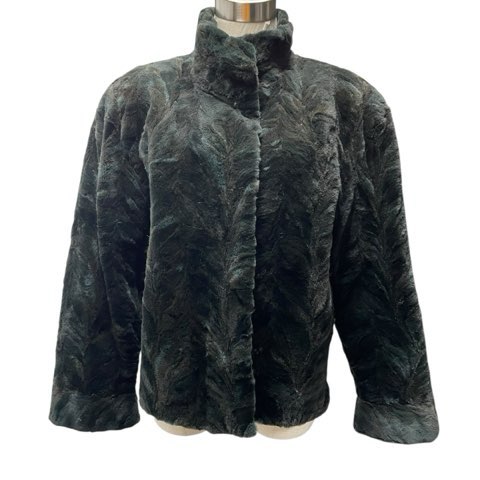 【中古】Yuki bellefemme シェアードミンク MINK 毛皮 コート ジャケット ブラック系 M相当 レディース レディース 【ベクトル 古着】 260121