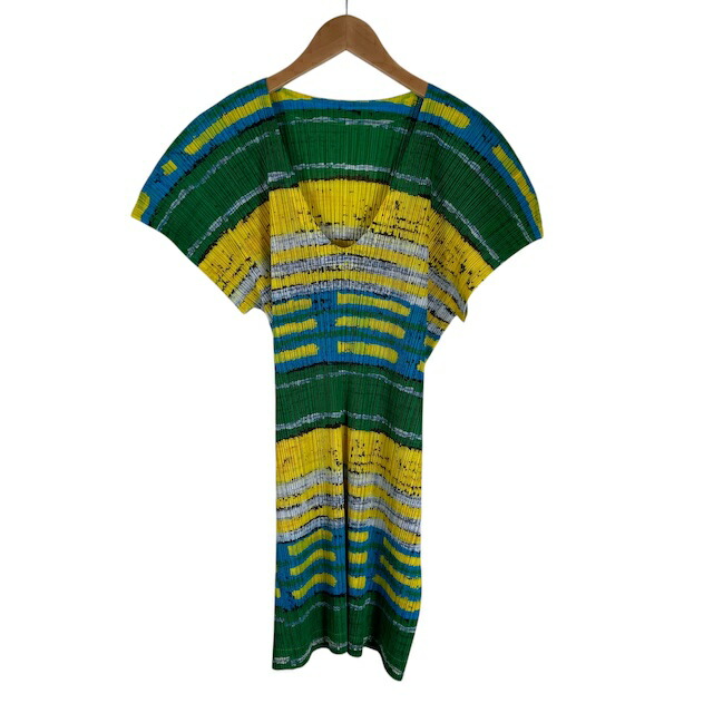 【中古】筋目プリーズ PLEATS PLEASE イッセイミヤケ ISSEY MIYAKE 総柄 マルチ色合い PP21-JT685 上着 トップ 3 L好いかげんに レディース 【ベクター 古着】 260414