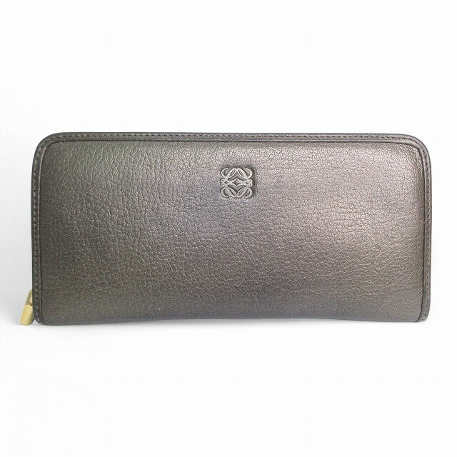 新品同様‼️ ロエベ　LOEWE 財布　長財布　ロゴ　ラウンドファスナー 新品同様‼️ ロエベ LOEWE 財布 長財布 ロゴ ラウンドファスナー