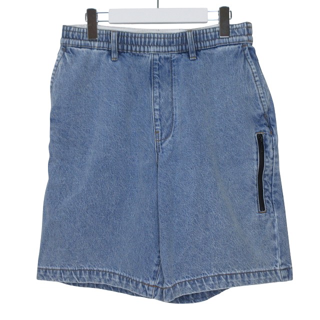 【中古】アルマーニエクスチェンジ A/X ARMANI EXCHANGE ジーンズ 二分の一ズボン下 ジップポケット USA28 S大きさ好いかげんに 青碧 k241635 0810 メンズ 【ベクター 古着】 250810